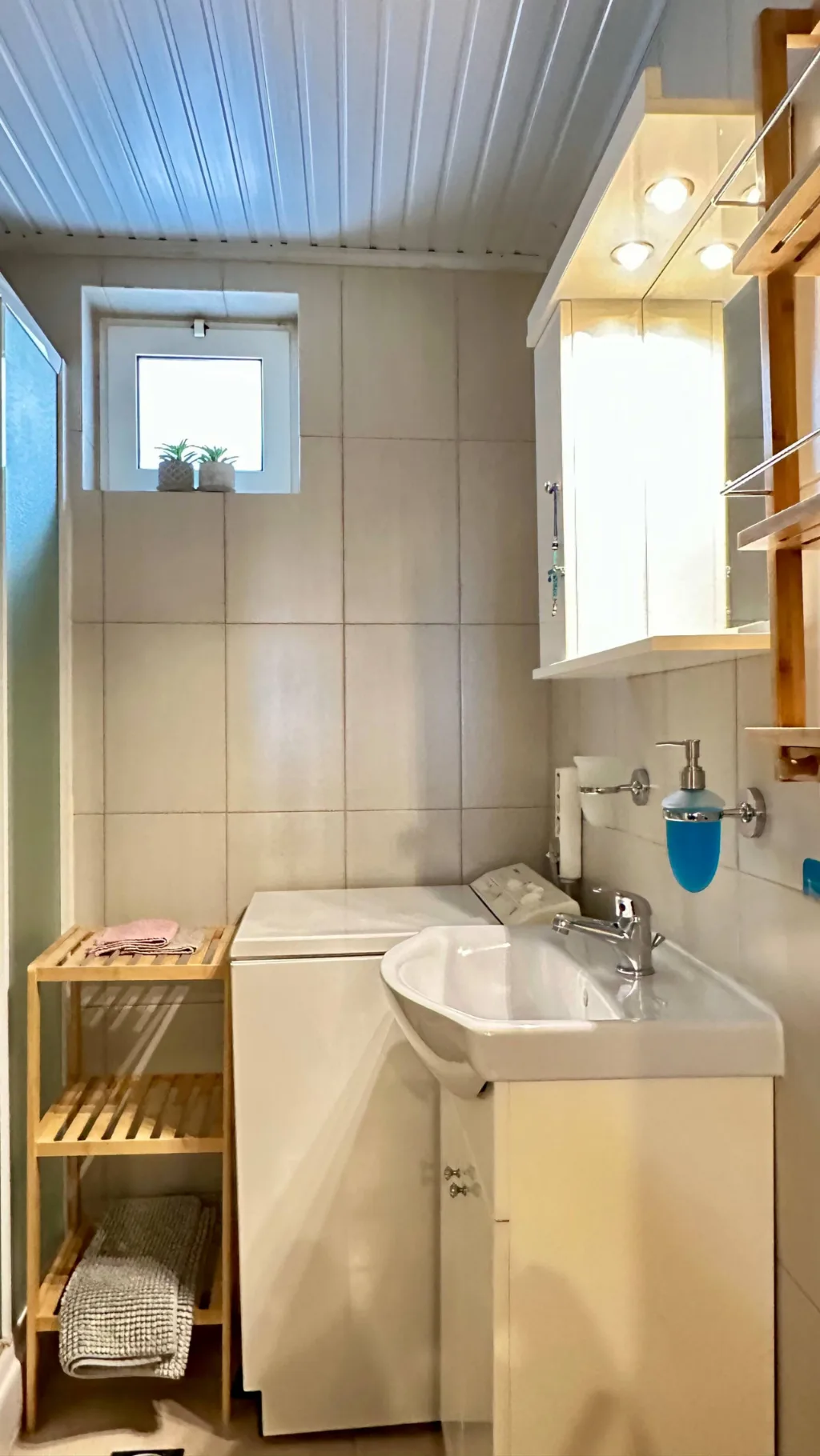 The bathroom