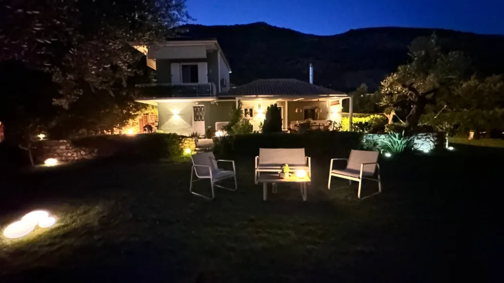 Villa Georgia — the house and the olive grove, Kalamata