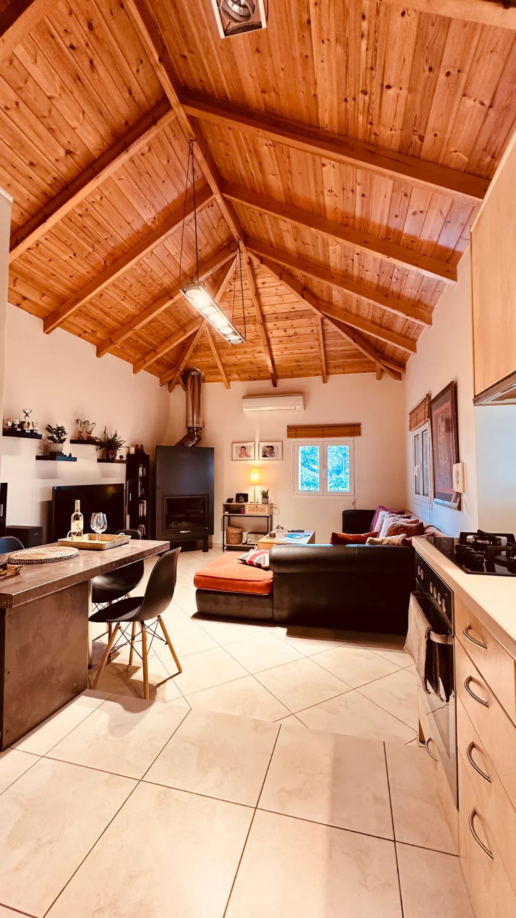 The living room at Villa Georgia