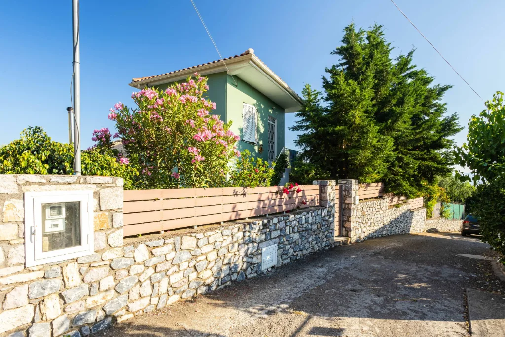 The grounds around the house